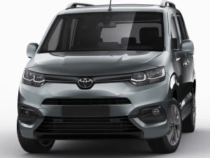 toyota proace city verso 2019 3D Model