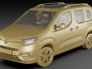 toyota proace city verso 2019 3Dモデル