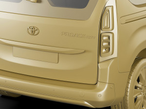 toyota proace city verso 2019 3Dモデル