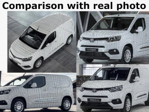 toyota proace city verso 2019 3D Model