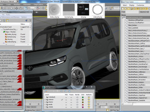 toyota proace city verso 2019 3Dモデル