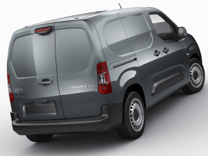 toyota proace city van 2019 3D Model