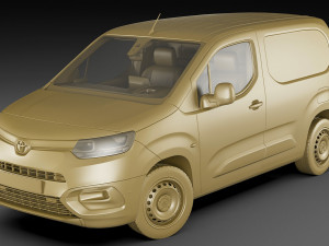 toyota proace city van 2019 3D Model