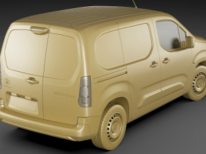 toyota proace city van 2019 3D Model