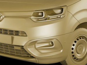 toyota proace city van 2019 3D Model