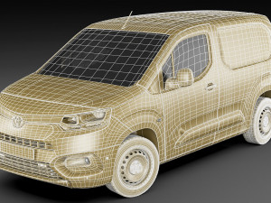 toyota proace city van 2019 3D Model