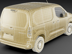 toyota proace city van 2019 3D Model
