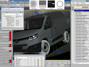 toyota proace city van 2019 3D Model