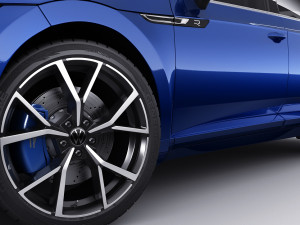 volkswagen arteon r and elegance 2021 3D Модель