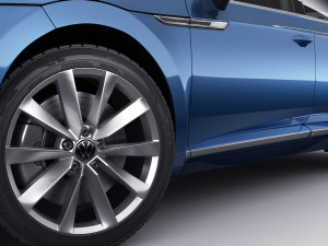 volkswagen arteon r and elegance 2021 3D Модель