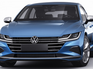volkswagen arteon r and elegance 2021 3D Модель