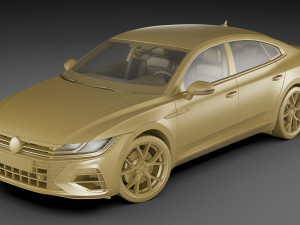 volkswagen arteon r and elegance 2021 3D Модель