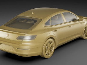 volkswagen arteon r and elegance 2021 3D Модель