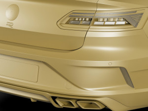 volkswagen arteon r and elegance 2021 3D Модель