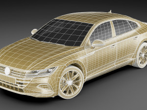 volkswagen arteon r and elegance 2021 3D Модель