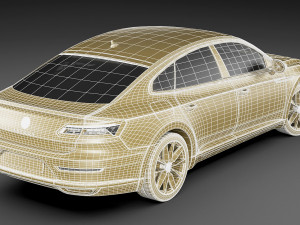 volkswagen arteon r and elegance 2021 3D Модель