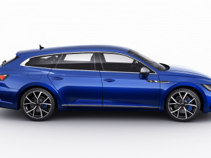 volkswagen arteon shooting brake r and elegance 2021 3D Модель