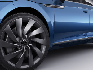 volkswagen arteon shooting brake r and elegance 2021 3D Модель