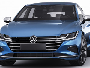 volkswagen arteon shooting brake r and elegance 2021 3D Модель
