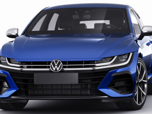 volkswagen arteon shooting brake r and elegance 2021 3D Модель