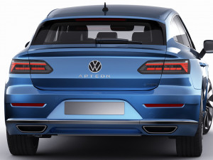 volkswagen arteon shooting brake r and elegance 2021 3D Модель