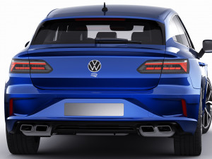 volkswagen arteon shooting brake r and elegance 2021 3D Модель