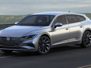 volkswagen arteon shooting brake r and elegance 2021 3D Модель