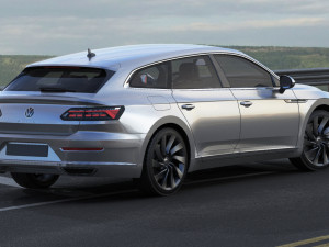 volkswagen arteon shooting brake r and elegance 2021 3D Модель