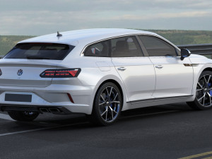 volkswagen arteon shooting brake r and elegance 2021 3D Модель