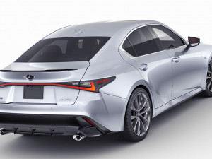 lexus is350 f-sport 2021 3Dモデル