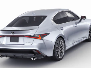 lexus is350 f-sport 2021 3D Model