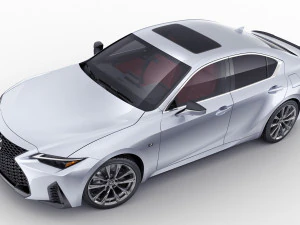 lexus is350 f-sport 2021 3D Model
