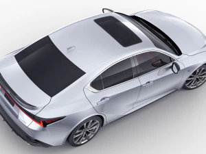 lexus is350 f-sport 2021 3D Model