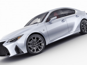 lexus is350 f-sport 2021 3Dモデル