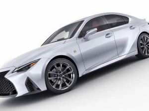 lexus is350 f-sport 2021 3D Model