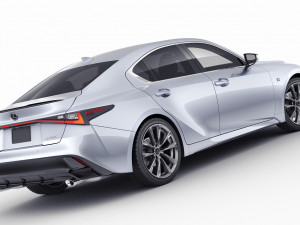 lexus is350 f-sport 2021 3Dモデル
