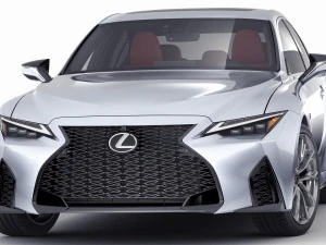 lexus is350 f-sport 2021 3D Model