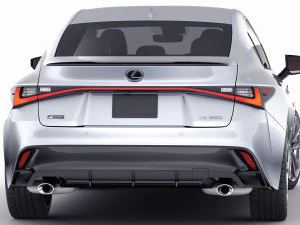 lexus is350 f-sport 2021 3D Model