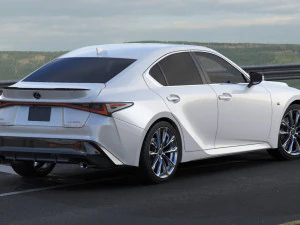 lexus is350 f-sport 2021 3D Model