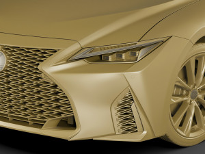 lexus is350 f-sport 2021 3Dモデル
