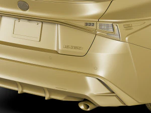 lexus is350 f-sport 2021 3D Model