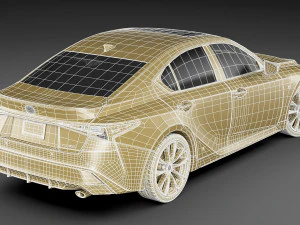 lexus is350 f-sport 2021 3D Model