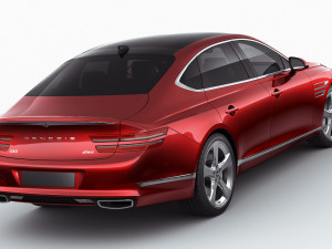 genesis g80 2021 3D Model