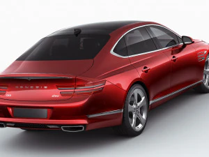 genesis g80 2021 3D Model