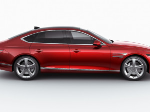genesis g80 2021 3D Model