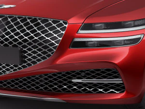 genesis g80 2021 3D Model