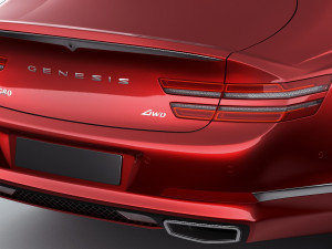 genesis g80 2021 3D Model