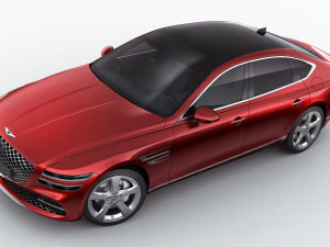 genesis g80 2021 3D Model