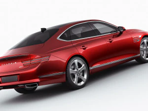 genesis g80 2021 3D Model