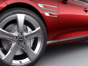 genesis g80 2021 3D Model